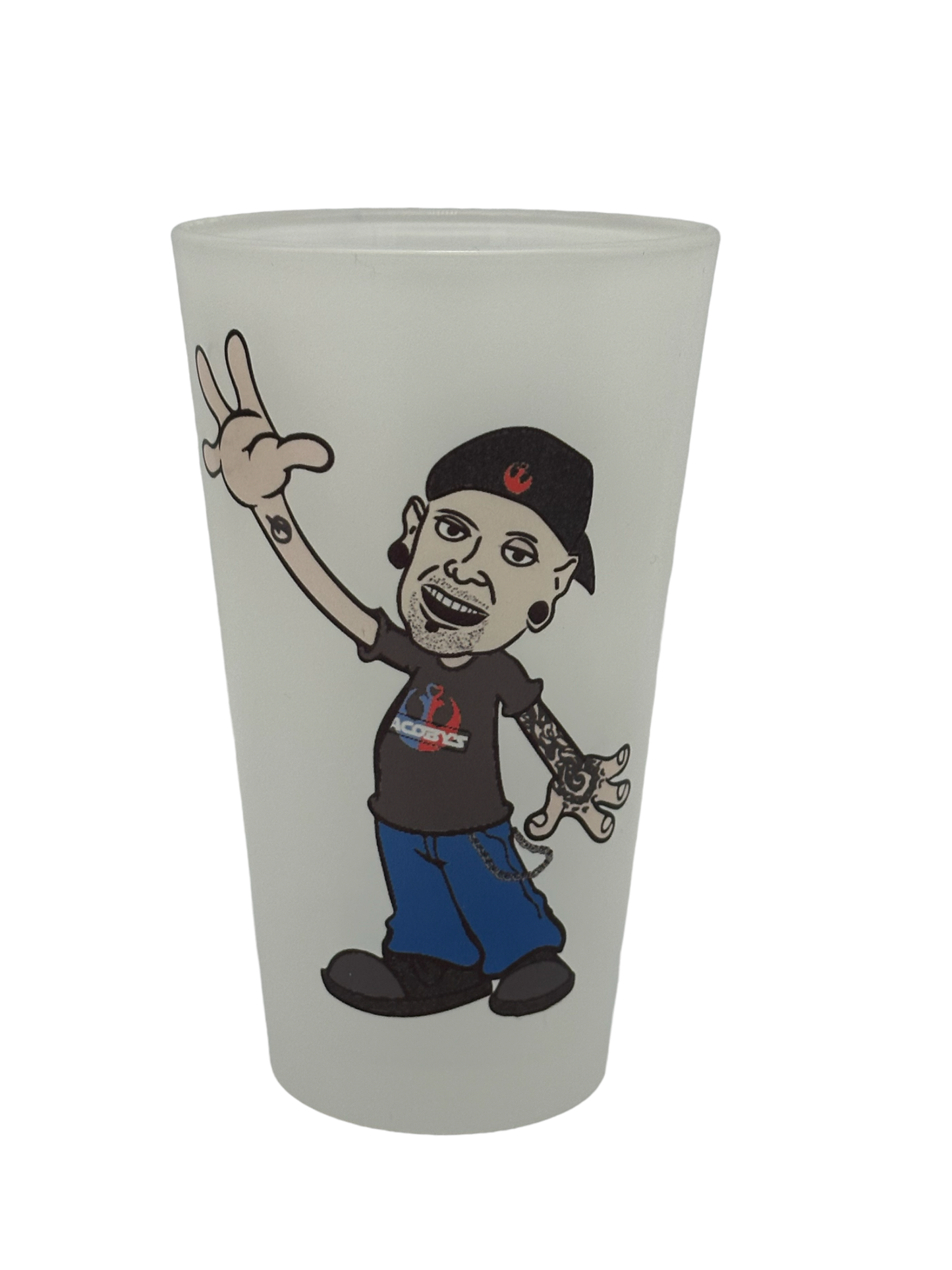 Hey Man! Pint Glass